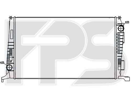 Радіатор охолодження DACIA DUSTER 2010-2018