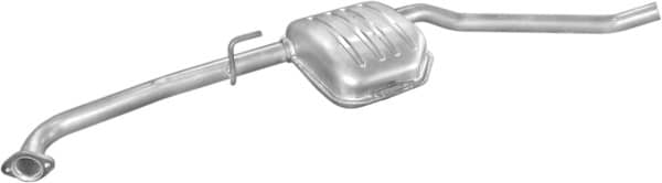 Глушник Посередені Opel Omega 1994-1999, 5852835, 852158, 90467206, 90528006