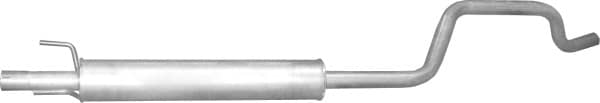 Глушник Посередені Opel Meriva 2003-2010, 5852481, 13204578, 5852444, 5852546, 93365216