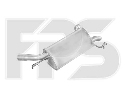 Глушник Задній Opel Corsa 2001-2003, 5852122, 5852124, 9129836