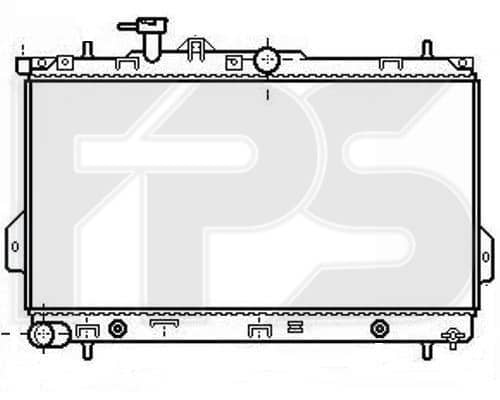 Радіатор Охолодження Hyundai Matrix 2001-2005, 2531017100, 2531017101, 2531017102, 2531017150, S2531017102