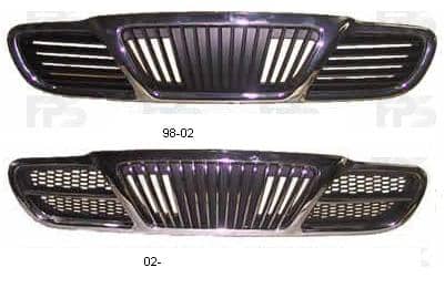 Решітка Пластикова Передня Права Daewoo Lanos 1998-2017, 96303229