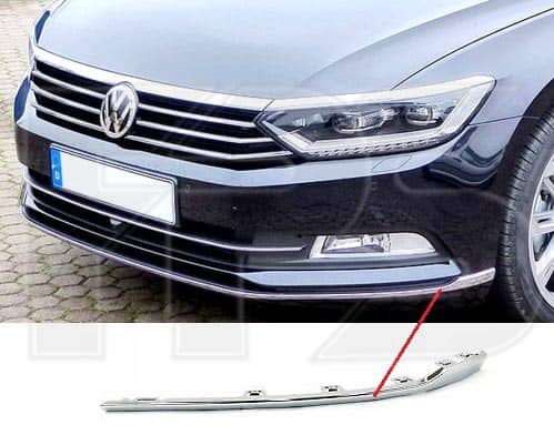 Полоска Пластикова Передня Ліва Volkswagen Passat 2015-2019