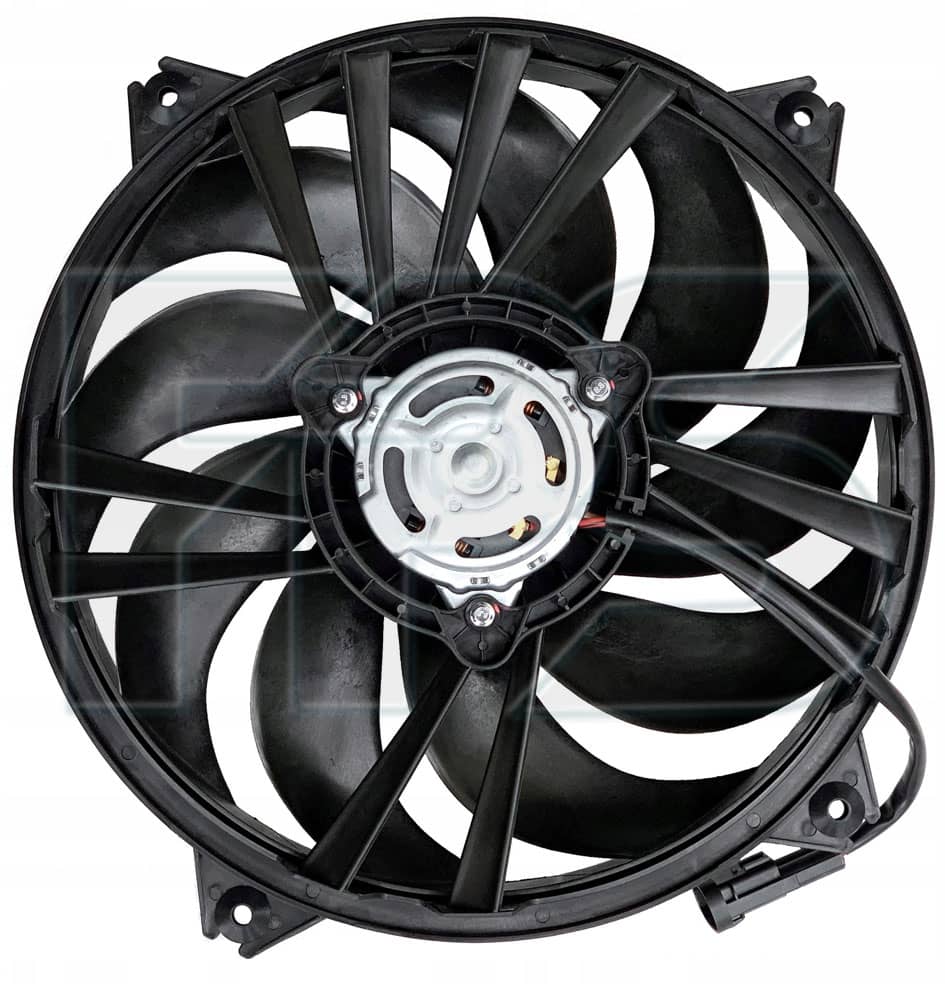 Вентилятор Радіатора Citroen C5 2000-2008, 1250G1, 1250G2, 1250G4, 1250G5, 1253K1, 1253Q8, 1400821280, 1401312280, 9635494380, 9635466180