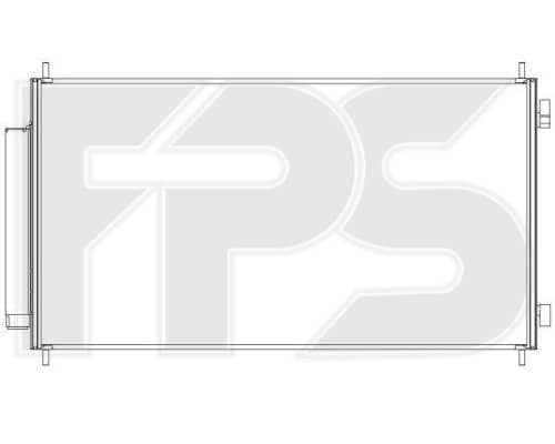 Радіатор кондиціонера Honda CRV 2006-2009, 80110SWAA01, 80110SWNW01, 80110SWWG01, 80110SWWG02, 80110SWYG01