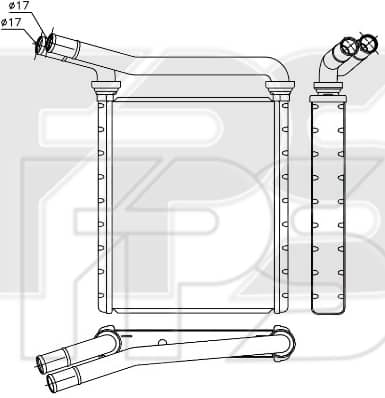 Радіатор Пічки Lexus CT200H 2011-2017, 8710702150, 8710742170