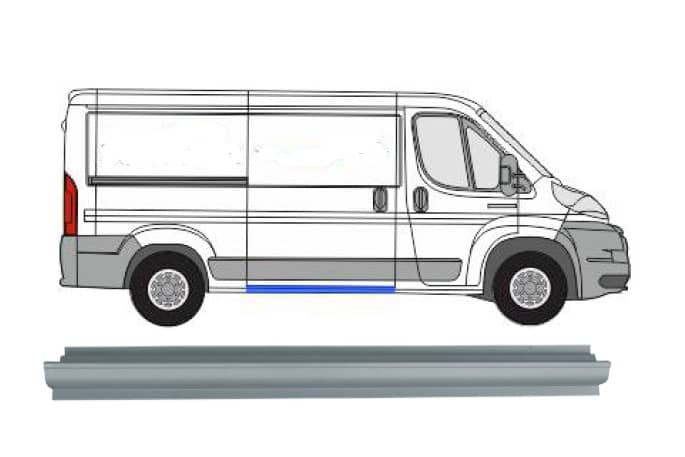Ремчастина Металева Передня Права Citroen Jumper 2006-2014