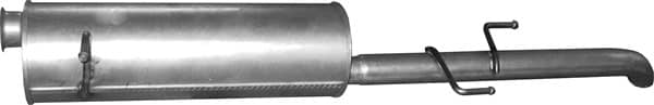 Глушник Задній Nissan NV400 2010-2021, 4423473, 95518774, 201009897R