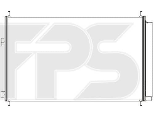 Радіатор кондиціонера Toyota RAV4 2006-2010, 884600R010, 884600R011, 8846042100, 8846042120