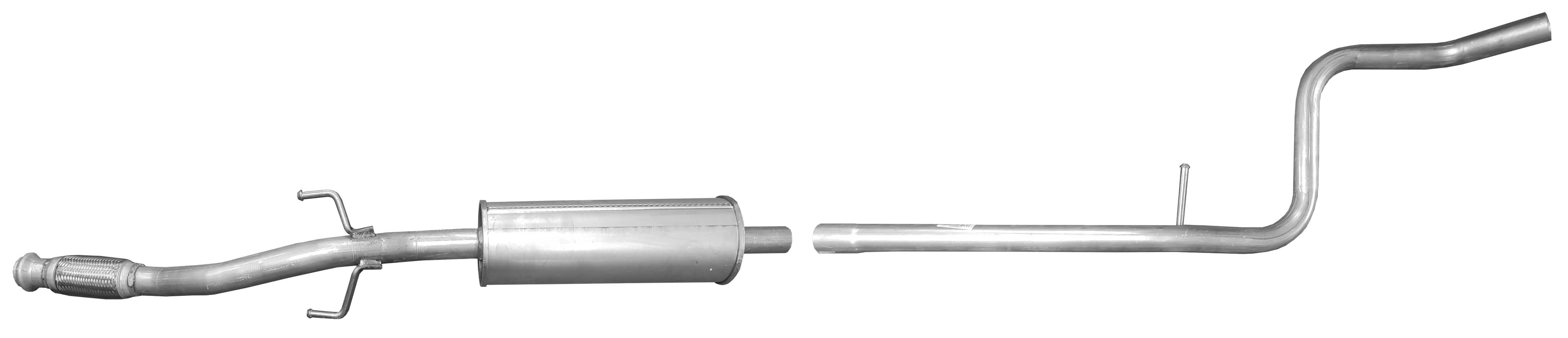 Глушник Посередені Citroen C3 2010-2016, 1613222180, 1717QC