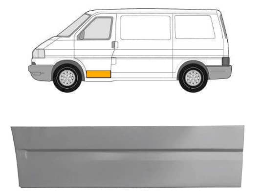 Ремчастина Металева Передня Ліва Volkswagen Transporter 1990-2003