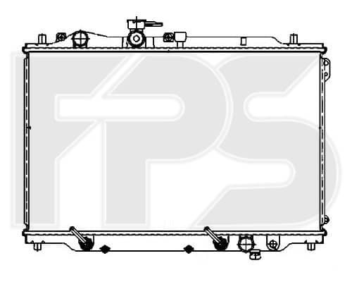 Радіатор Охолодження Mazda 626, F2H215200, F8B415200C, F8C815200, F8C815200A, FE4K15200, FE4K15200A, FE4K15200B
