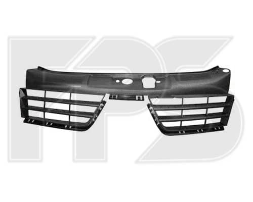 Решітка Пластикова Передня Права Renault Clio 2006-2008, 8200445993, 8200638050