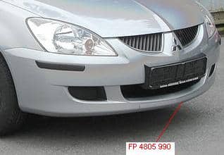 Накладка Бампера Передня Права Mitsubishi Lancer 2004-2008