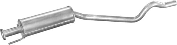 Глушник Посередені Opel Astra 1991-1997, 5852851, 5852919, 5852986, 852906, 90352301, 90501101