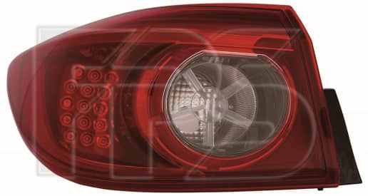 Ліхтар Задній Задній Правий Mazda 3 2013-2016, B45B51150E