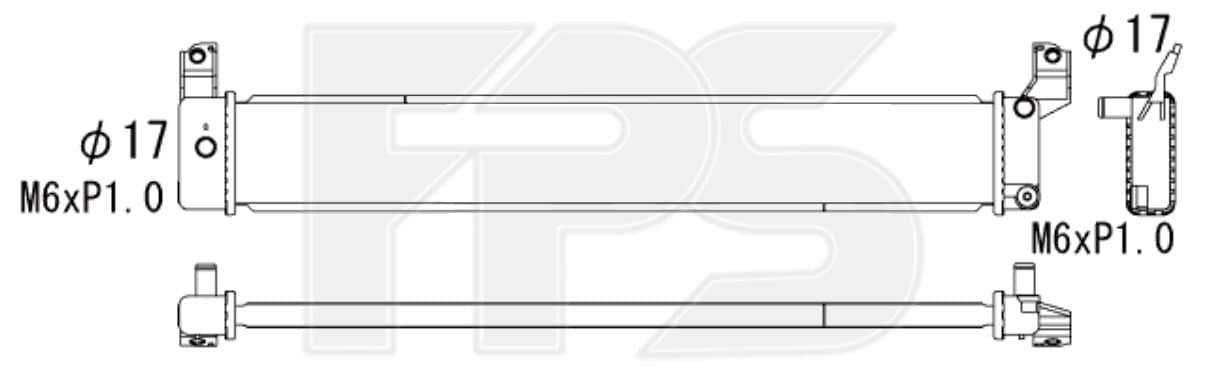 Радіатор Охолодження Lexus ES 2012-2015, G901033030, G901033031