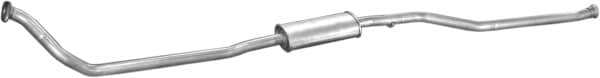 Глушник Посередені Citroen Berlingo 1997-2002, 1705.P2, 1705.P3