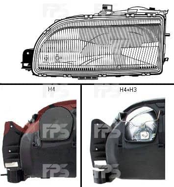 Фара Передня Передня Ліва Ford Sierra 1987-1993, 6194043, 87BG13006SC2A