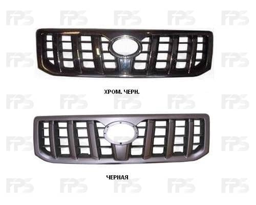 Решітка Пластикова Передня Права Toyota Land Cruiser Prado 2003-2009