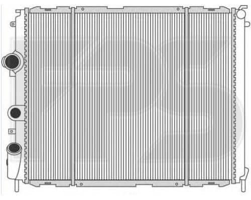 Радіатор Охолодження Renault Clio 1998-2001, 7700417175, 7700432227, 7700836303, 7700836304, 7701352303, 7701352572, 7701352698, 7701352896, 7701352903, 7701352904, 7701356603, 7711134322, 7711135327, 7711368012, 8200062691, 8200125767, 8200189286, 8200211563, 8200778910, 8660000457, 996897D259