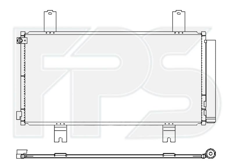 Радіатор кондиціонера Honda ZR-V 2022+, 801003Y0H01