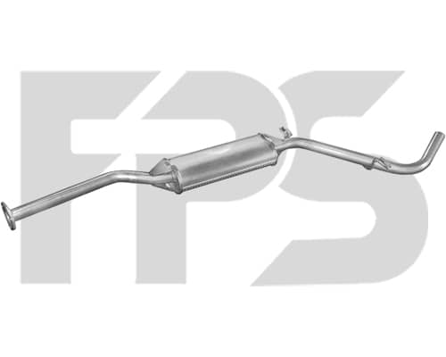 Глушник Посередені Skoda Favorit / Forman 1988-1995, 007590645G, 115600511, 6U0253401C, 7590645