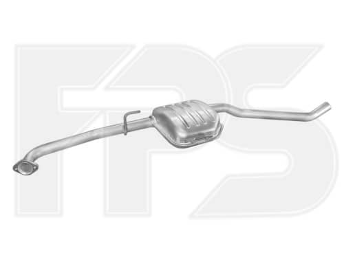 Глушник Посередені Opel Omega 1994-1999, 5852837, 852018, 90467150, 90528005