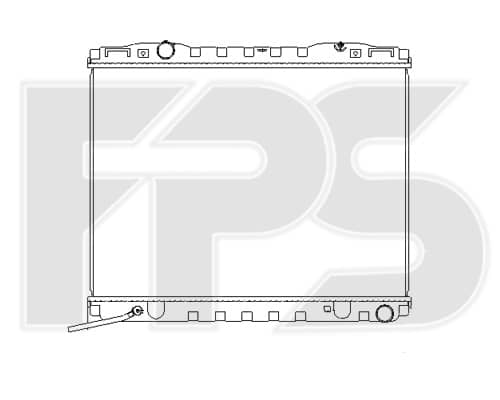 Радіатор Охолодження Kia Sorento 2002-2006, 253113E350