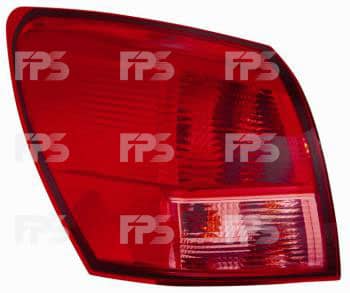 Ліхтар Задній Задній Лівий Nissan Qashqai 2006-2009, 26555EY00A, 26555JD000