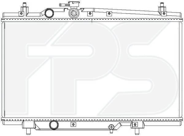Радіатор Охолодження Geely CK/CK2 2006-2015, 160204118001