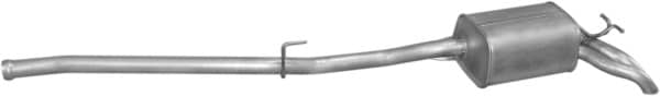 Глушник Задній Mercedes-Benz E-Class 1999-2002, 210 490 38 21