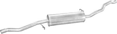 Глушник Посередені Ford Galaxy 1995-2000, 1015985, 1087575, 1114309, 1114310, 1206006, 1484008, 7196797, 7351720, 7411718, 95VW5230GA, XM215230AA, XM2J5230AA, YM215230EA, YM2J5230E1A, 7M0.253.409AA, 7M0.253.409AQ, 7M3.253.409F, 7M3.253.409G, 7M0 253 409 M, 7M0253409J