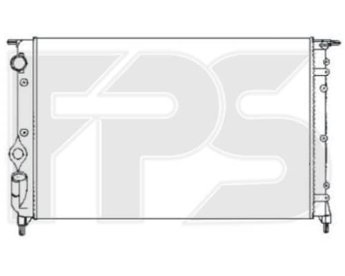 Радіатор Охолодження Renault R19 1992-1995, 7700816323, 7701047889, 7701352037