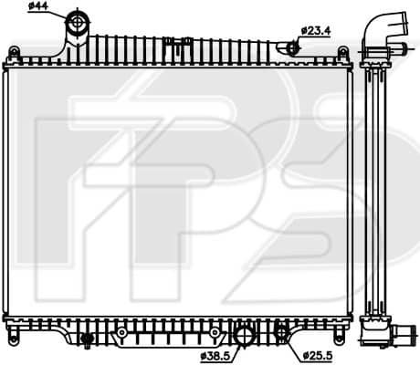 Радіатор Охолодження Land Rover Range Rover 2002-2012, PCC500300