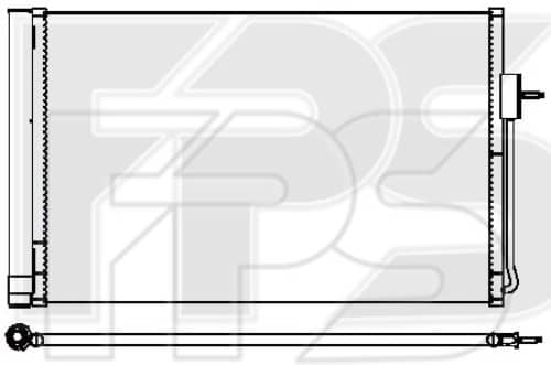 Радіатор кондиціонера Chevrolet Volt 2011-2015, 1850193, 20842140