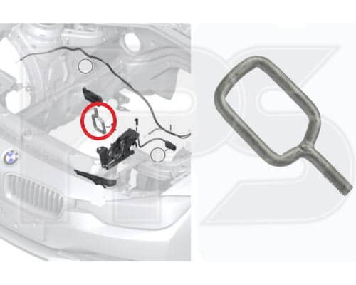 Кріплення Металеве Передня Права BMW 1 2011-2015