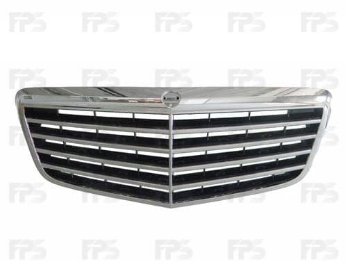 Решітка Пластикова Передня Права Mercedes-Benz E-Class 2006-2009, 211-880-17-83, 2118801783 7135, 2118801783 7240, A211-880-1783 7135, A211-880-1783 7240