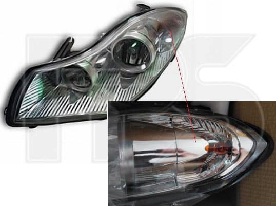 Фара передня CHERY A13 2009-2012