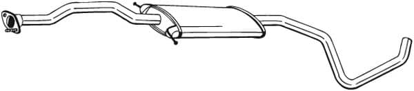 Глушник Посередені Ford Escort / Orion 1995-1999, 1031543, 1093922, 1143884, 7331760