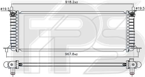 Радіатор Охолодження Tesla Model S 2012-2016, 600737200A