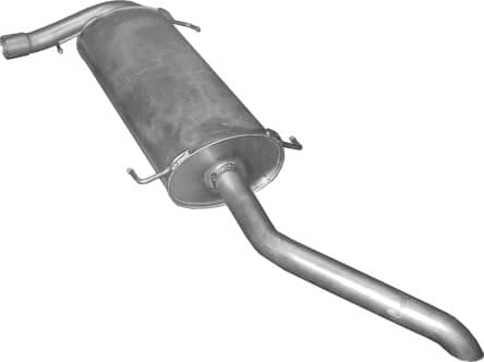 Глушник Задній Citroen Jumper 2006-2014, 1366652080, 1606609580