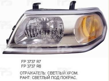 Фара Передня Передня Права Mitsubishi Pajero Sport 2000-2008, 8301A312HA