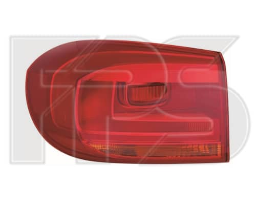 Ліхтар Задній Задній Лівий Volkswagen Tiguan, 5N0945095N, 5N0945095Q