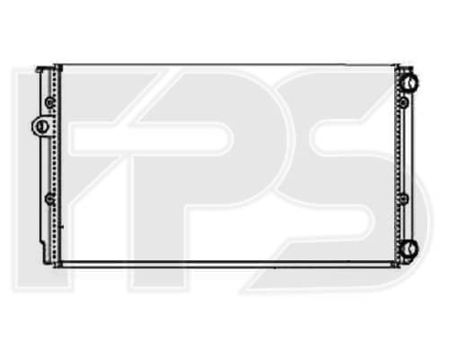 Радіатор Охолодження Volkswagen Golf 1991-1997, 1H0121253BA, 1H0121253BD, 1H0121253BK, 1H0121253BM