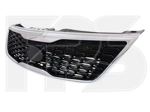 Решітка Радіатора Пластикова Передня Права Kia Sorento 2013-2015