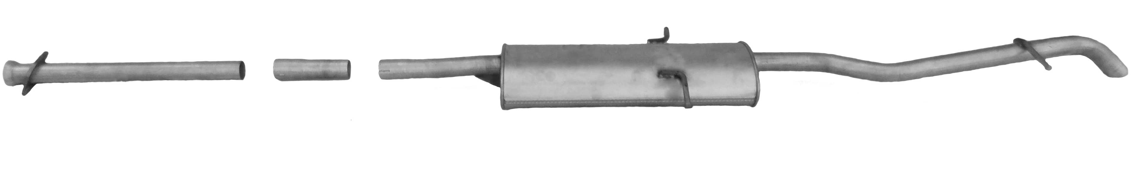 Глушник Задній Mercedes-Benz A-Class 1997-2004, 168 490 07 21, 168 490 12 21, 168 490 15 21, 168 490 2121