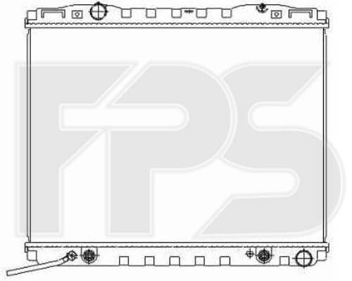 Радіатор Охолодження Kia Sorento 2002-2006, 253103E050, 253103E056, 253113E050