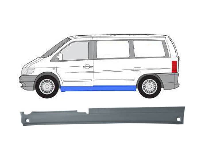 Ремчастина Металева Передня Права Mercedes-Benz V-Class 1996-2002