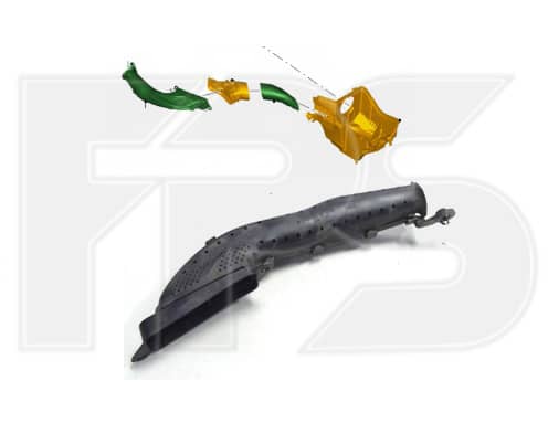 Корпус Повітряного Фільтра Передній Правий Ford Focus 2011-2014